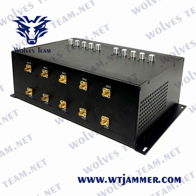 10 ζώνες 30m Jammer σημάτων δικτύων 20W ΠΣΤ 3G 4G CDMA