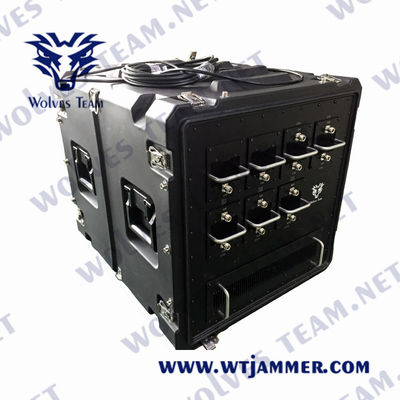 Η επίδειξη 330W των οδηγήσεων στεγανοποιεί Jammer 20-6000Mhz βομβών φορητό