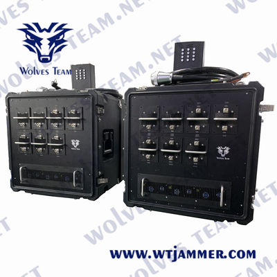 Η επίδειξη 330W των οδηγήσεων στεγανοποιεί Jammer 20-6000Mhz βομβών φορητό