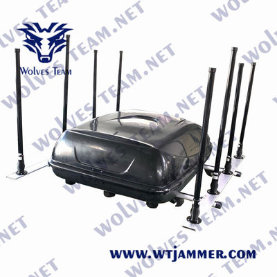 DDS Jammer 3G 4G βομβών συνοδειών WCDMA φορητό Jammer 6000MHz σημάτων