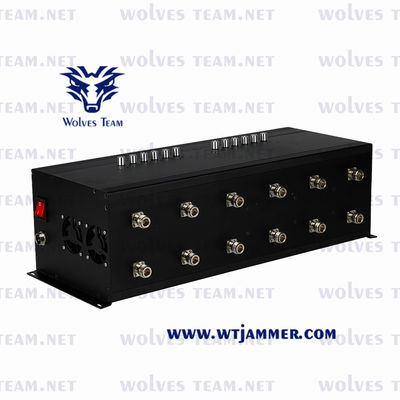 GSM 3G 4G LTE 5G 50m κινητό τηλεφωνικό Jammer Lojack VHF UHF