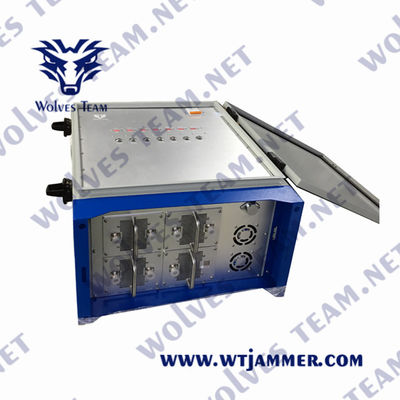 Jammer τηλεφωνικών σημάτων κυττάρων ΠΣΤ 600W 5.8G Jammer κηφήνων σημάτων φυλακών RF