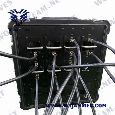 Αδιάβροχο Jammer RF βομβών οχημάτων 6000Mhz 330W Jammer τηλεφωνικών σημάτων κυττάρων