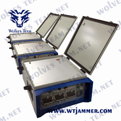 αδιάβροχα Jammers 2500m κηφήνων ΠΣΤ 600W 5.8G Jammer φυλακών σημάτων RF