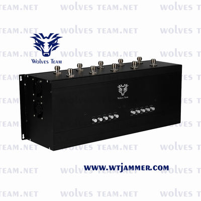 κυψελοειδές ασύρματο Jammer 50m σημάτων GSM 35W 3G 4G 16 ζώνες