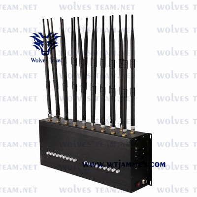 48W Jammer σημάτων GSM CDMA VHF UHF υπολογιστής γραφείου 18 ΠΣΤ Lojack κεραιών