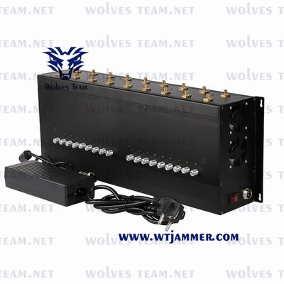 48W Jammer σημάτων GSM CDMA VHF UHF υπολογιστής γραφείου 18 ΠΣΤ Lojack κεραιών