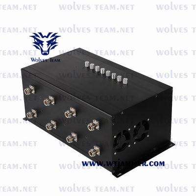 Εσωτερικό 16 τηλεφωνικό Jammer Lojack κυττάρων ζωνών 3G 4G 5G τηλεχειρισμός όλες οι τηλεφωνικές ζώνες επισημαίνει Jammer