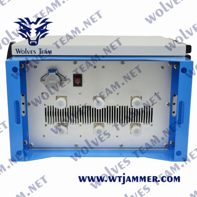 Υπαίθριο Bluetooth όλες οι κυψελοειδείς Jammer σημάτων 5G 3400MHz/3600MHz τακτικός-τεχνικές φραγμένες αρχές ζώνες
