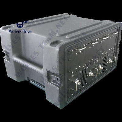 Jammer IP65 τηλεφωνικού GSM 5G κυττάρων ΠΣΤ στρατιωτικών οχημάτων WIFI5.8G βομβών IED η άκρη του δρόμου μακρινή αυτοσχεδίασε την εκρηκτική ύλη