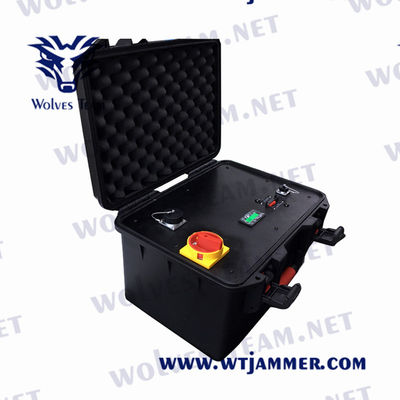 Jammer 3G 4G 2.4g 5.8g 2500WH CDMA σημάτων 95AH 28VDC υπαίθριο GSM