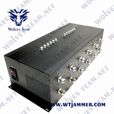 12 κανάλια 50m Jammer τηλεφωνικών σημάτων 36W κινητό GSM 3G WIFI 5.8G