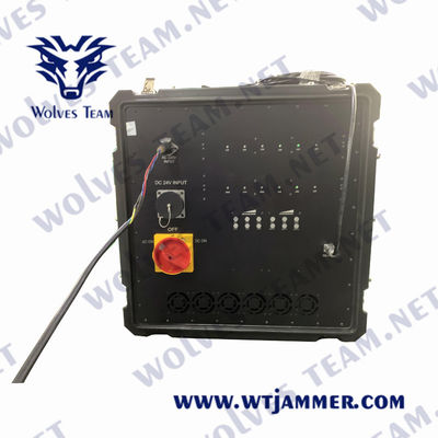 330W 800m Jammer βομβών στρατιωτικών οχημάτων DDS WCDMA φορητό RF Jammer