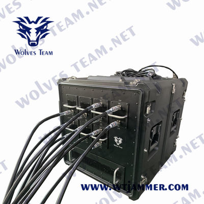 330W 800m Jammer βομβών στρατιωτικών οχημάτων DDS WCDMA φορητό RF Jammer