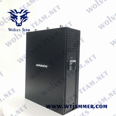 Jammer σημάτων σακιδίων πλάτης 200m DC24V GSM 4G 5G 120 Watt 1880MHz Manpack