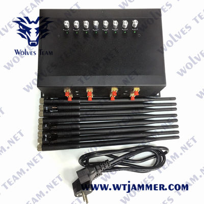 240VAC κινητό τηλεφωνικό Jammer 35W GSM WiFi Lojack UHF Jammer VHF