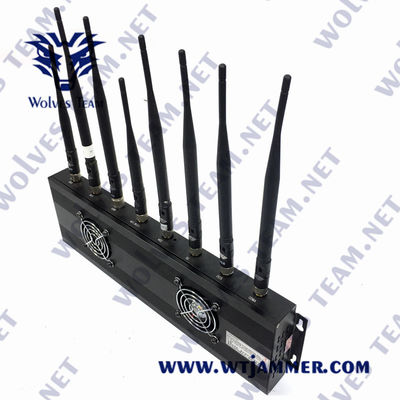 Blocker AC100V 35W GSM Lojack 3G 4G 5G κινητό τηλεφωνικό ΠΣΤ VHF UHF Jammer