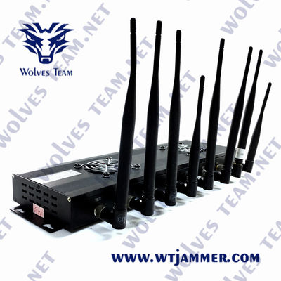 Blocker AC100V 35W GSM Lojack 3G 4G 5G κινητό τηλεφωνικό ΠΣΤ VHF UHF Jammer