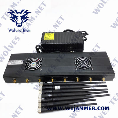 Blocker AC100V 35W GSM Lojack 3G 4G 5G κινητό τηλεφωνικό ΠΣΤ VHF UHF Jammer