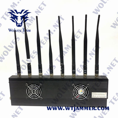 Blocker AC100V 35W GSM Lojack 3G 4G 5G κινητό τηλεφωνικό ΠΣΤ VHF UHF Jammer