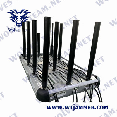 Jammer 12 ζώνες VCO βομβών προστάτη 330W RF IED VSWR που συντίθενται
