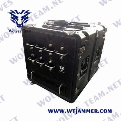 Jammer 12 ζώνες VCO βομβών προστάτη 330W RF IED VSWR που συντίθενται
