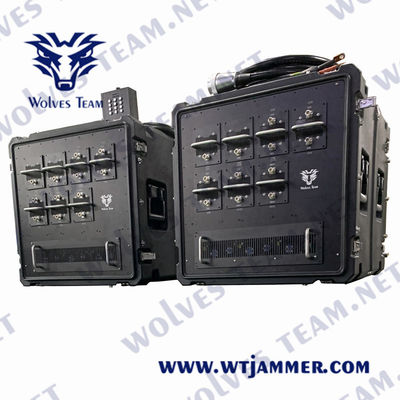 Φορητό Jammer συντεθειμένο VCO 500W βομβών RF IED με DDS τη συνοδεία