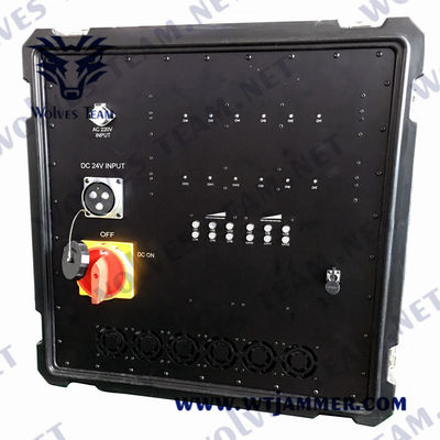 Φορητό Jammer συντεθειμένο VCO 500W βομβών RF IED με DDS τη συνοδεία