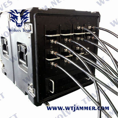 Φορητό Jammer συντεθειμένο VCO 500W βομβών RF IED με DDS τη συνοδεία