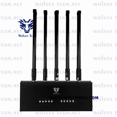 10 Jammer WIFI GSM CDMA ζωνών φορητό κινητό Jammer σημάτων ΠΣΤ Lojack