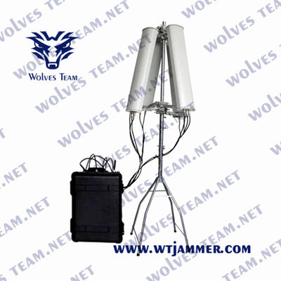 UHF Jammer 900W πελεκάνων IP65 VHF UMTS WCDMA για τη στρατιωτική συνοδεία VIP οχημάτων