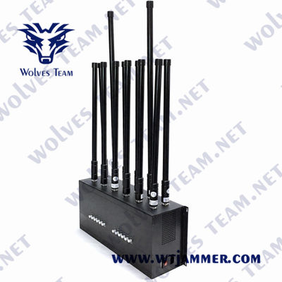 Blocker 60W WIFI σημάτων του DCS 3G 4G Lojack GSM κινητό Jammer ΠΣΤ RF