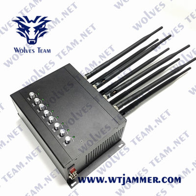 κινητό τηλεφωνικό Jammer 80W GSM WiFi CDMA Lojack 50m UHF VHF