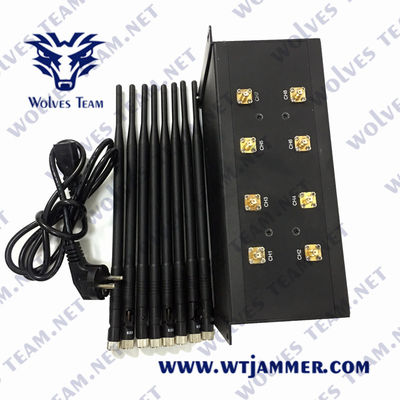 κινητό τηλεφωνικό Jammer 80W GSM WiFi CDMA Lojack 50m UHF VHF