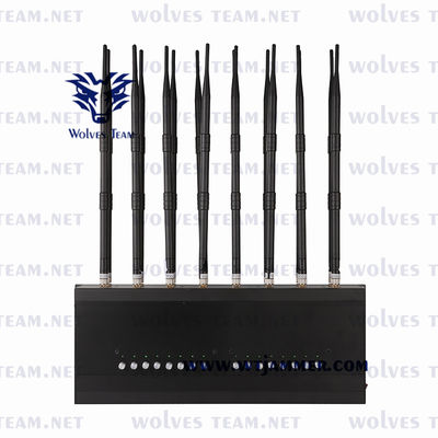 Jammer 16 τηλεφωνικών σημάτων κυττάρων GSM CDMA 35W ΠΣΤ Lojack RF κεραιών