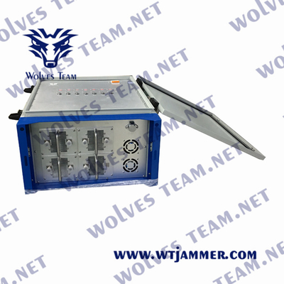 Jammer 600W κηφήνων σημάτων GSM RF ΠΣΤ 2500m WIFI στεγανοποιεί στρατιωτικό