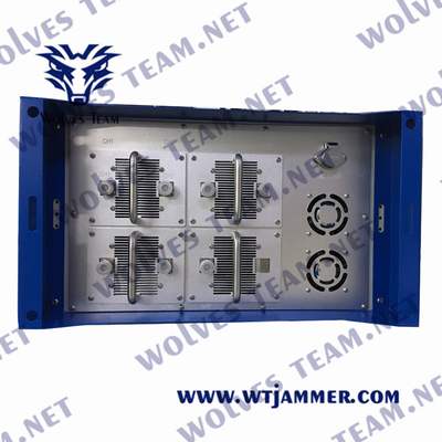 Jammer 600W κηφήνων σημάτων GSM RF ΠΣΤ 2500m WIFI στεγανοποιεί στρατιωτικό