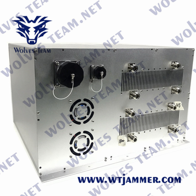 Jammer 330W βομβών στρατιωτικών οχημάτων PC WCDMA του DCS Blocker τηλεφωνικής υποδοχής κυττάρων