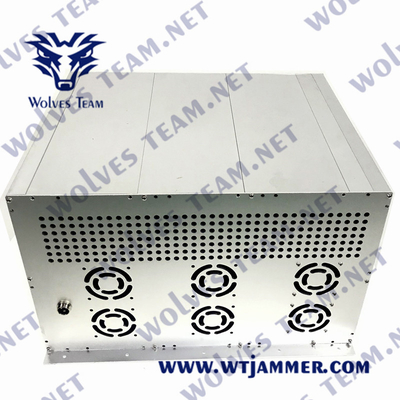 Jammer 330W βομβών στρατιωτικών οχημάτων PC WCDMA του DCS Blocker τηλεφωνικής υποδοχής κυττάρων