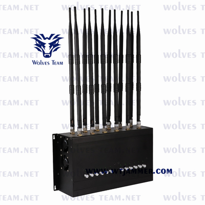Το ΠΣΤ Lojack 160w 100m τηλεφωνικό Jammer 16 GSM ενώνει 3G 4G 5G για την αίθουσα συνεδριάσεων