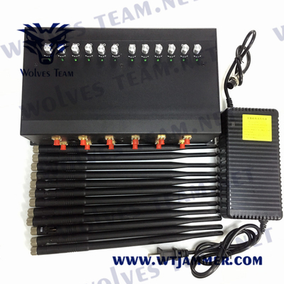 Κινητό τηλεφωνικό Blocker CDMA 24W Jammer 12 ΠΣΤ WIFI GSM του DCS κεραιών