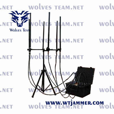 DC27V κινητό τηλεφωνικό Jammer 350W CDMA Jammer σημάτων PC 5G του DCS GSM