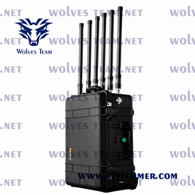 DC27V κινητό τηλεφωνικό Jammer 350W CDMA Jammer σημάτων PC 5G του DCS GSM