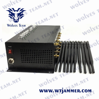 90W τηλεφωνικό Jammer 3G κυττάρων Jammer CDMA του DCS PHS 4G 5G GSM με τον προσαρμοστή εναλλασσόμενου ρεύματος