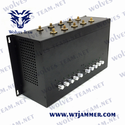 90W τηλεφωνικό Jammer 3G κυττάρων Jammer CDMA του DCS PHS 4G 5G GSM με τον προσαρμοστή εναλλασσόμενου ρεύματος