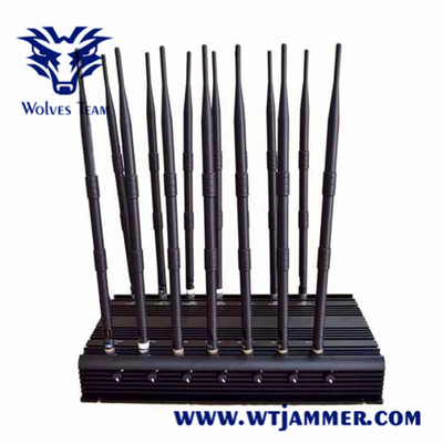 κινητό Jammer τηλεφωνικών σημάτων 315Mhz 433Mhz Lojack 14 κεραίες 35W