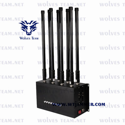 Αγορά Jammer 80m 10W UHF VHF 3G 4G 5G σημάτων GSM WiFi Lojack CDMA online manufacture