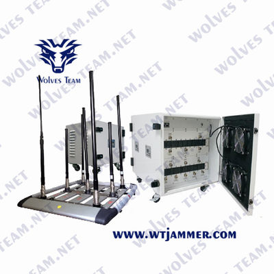 Αγορά Στρατιωτικές μονάδες IED Bomb Jammer 500w WIFI 5.8 GPS GSM 3G 4G 5G online manufacture