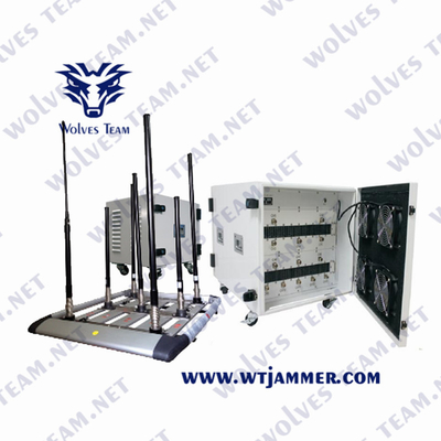 Jammer 500w WIFI 5,8 GSM 3G 4G 5G βομβών στρατιωτικών μονάδων IED ΠΣΤ