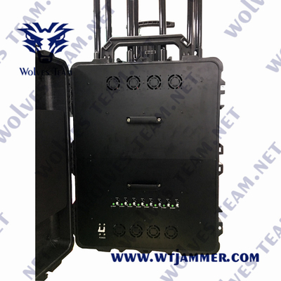 Jammer 5.8G σημάτων 300W CDMA φορητό GSM WIFI ΠΣΤ 3G 4G 5G για EOD